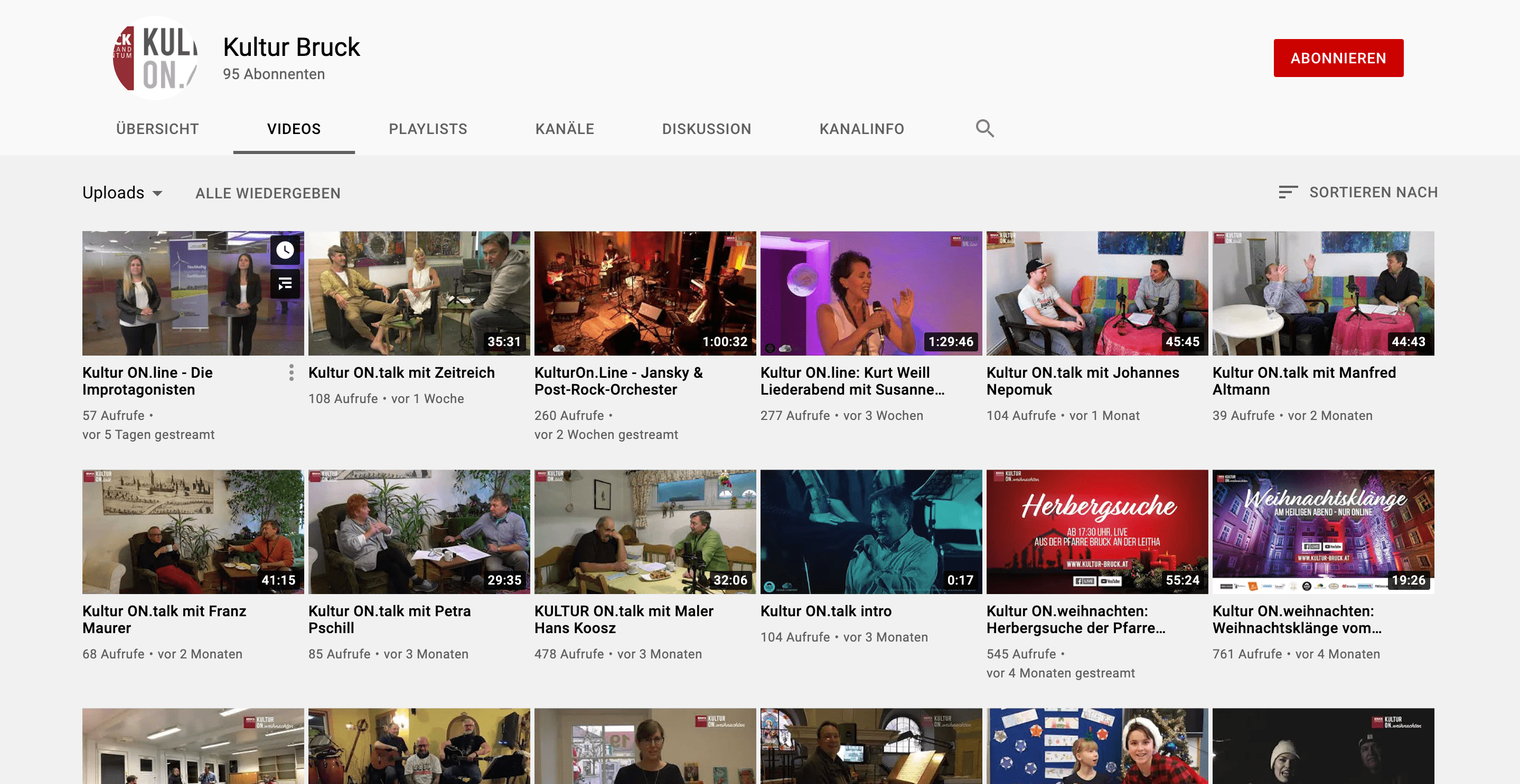 KulturOnline-Youtube